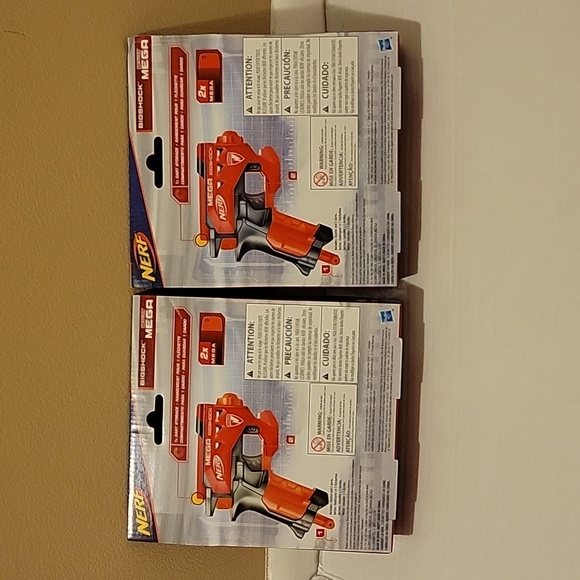NWT: 2 NERF N-Strike Mega BigShock by Hasbro - Picture 2 of 10